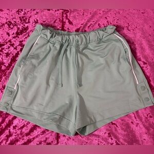 Gymshark Light Sage Drawstring Athletic Shorts